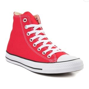 Converse Chuck Taylor All Star Hi Sneaker - Red Sz 9